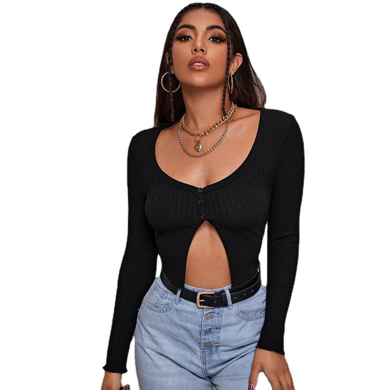 Crop Cardigan Top