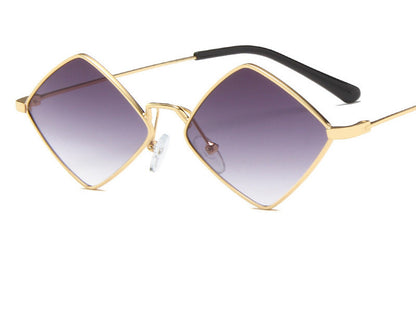 Retro Style Diamond Sunglasses