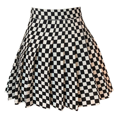 Checkered Skirt