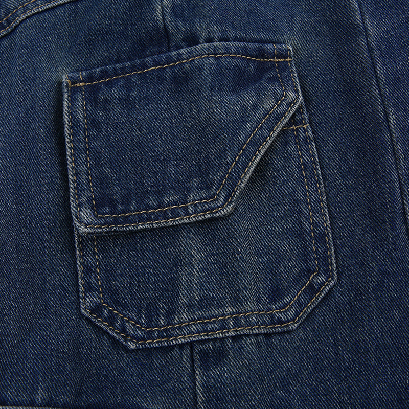 Dark Blue Denim Jeans