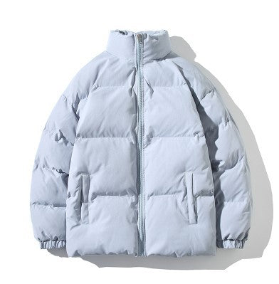 Solid Color Puffer Jacket