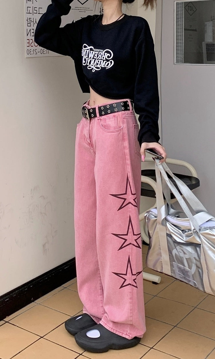 Pink Star Jeans