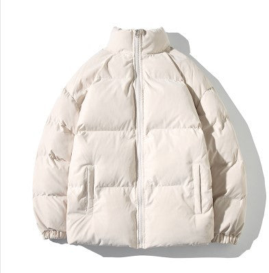 Solid Color Puffer Jacket