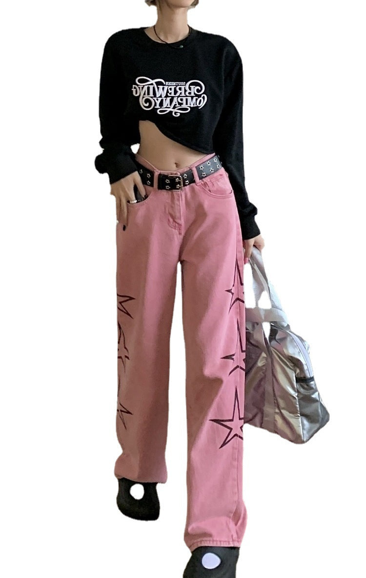 Pink Star Jeans