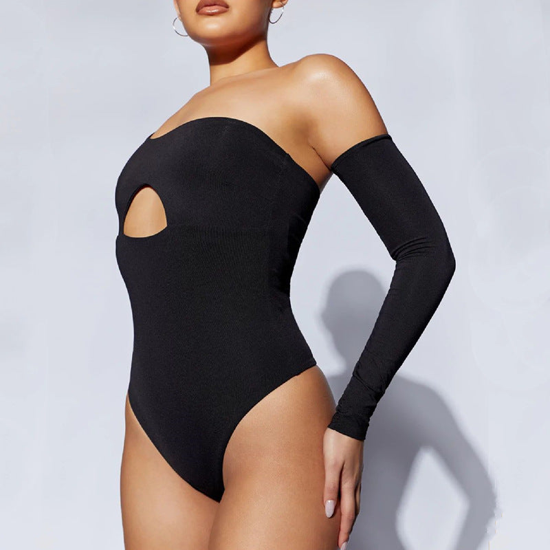 Single Shoulder Bodysuit