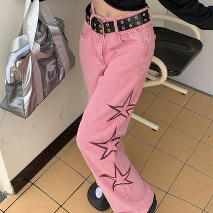 Pink Star Jeans