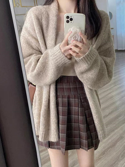Knitted Cardigan Coat