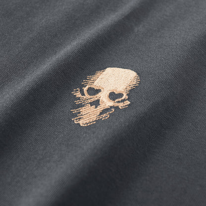 Embroidered Skull Shirt