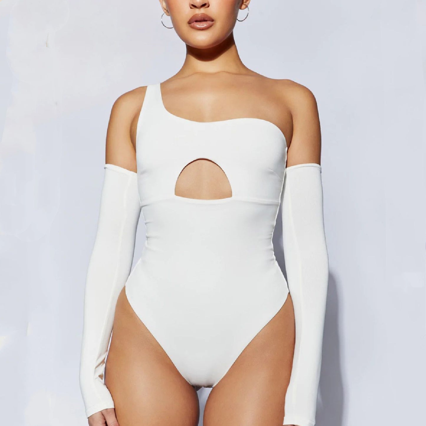 Single Shoulder Bodysuit