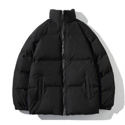 Solid Color Puffer Jacket