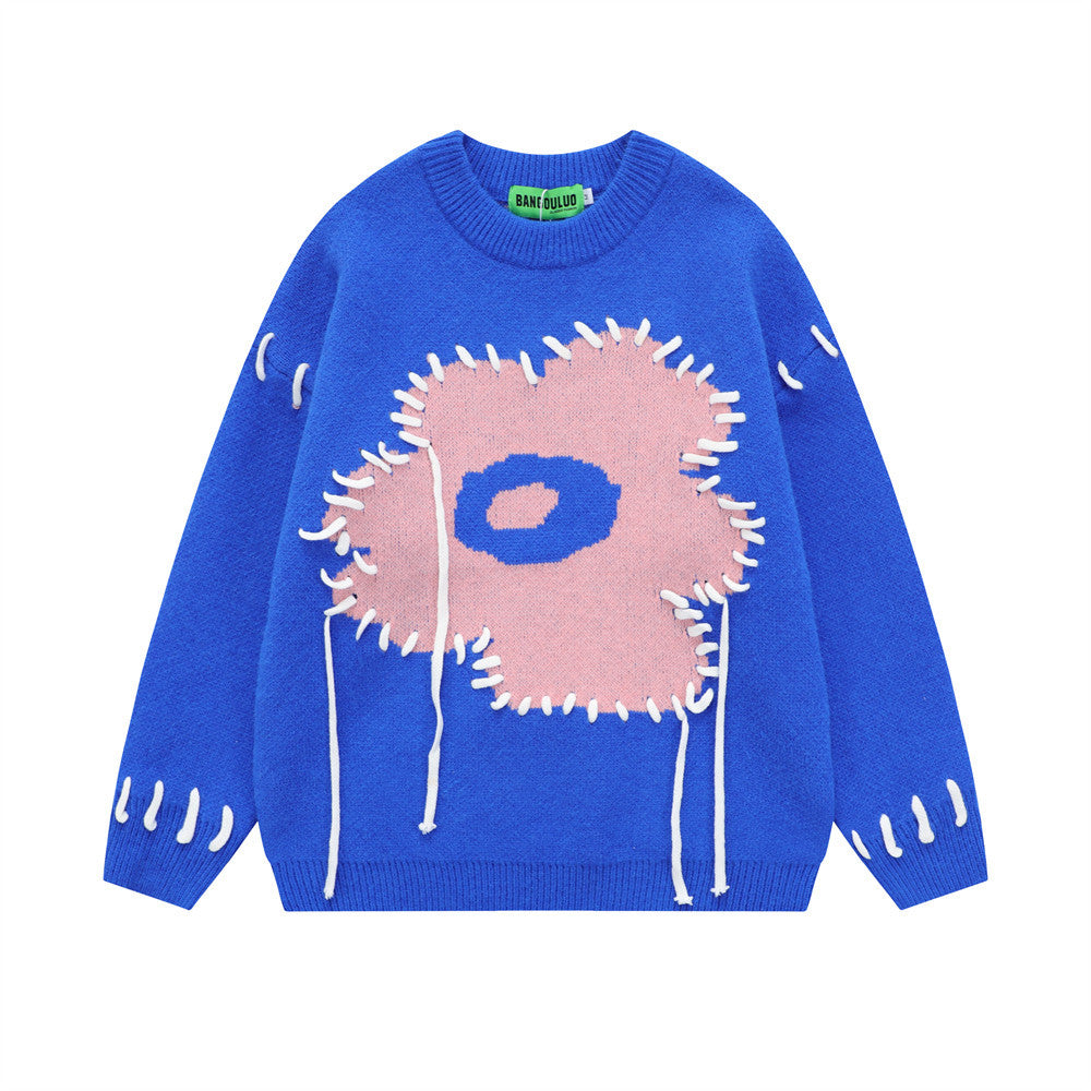 Flower Pullover Sweater