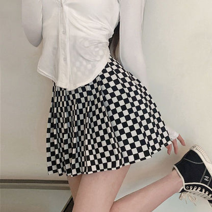 Checkered Skirt