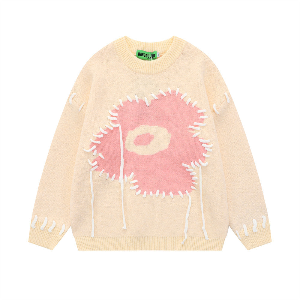 Flower Pullover Sweater