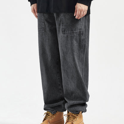 Straight Wide Leg Jeans