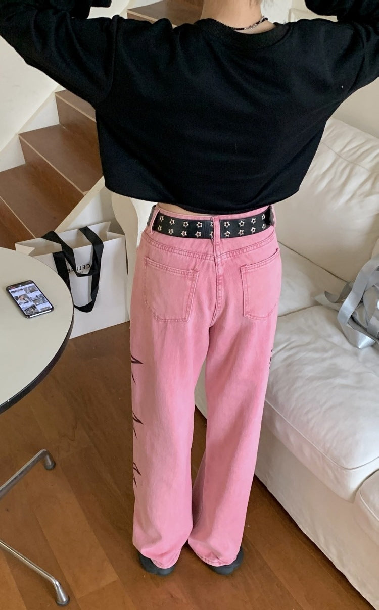 Pink Star Jeans