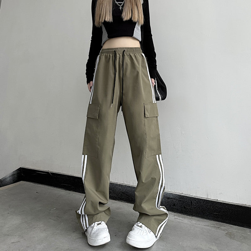 Striped Cargo Pants