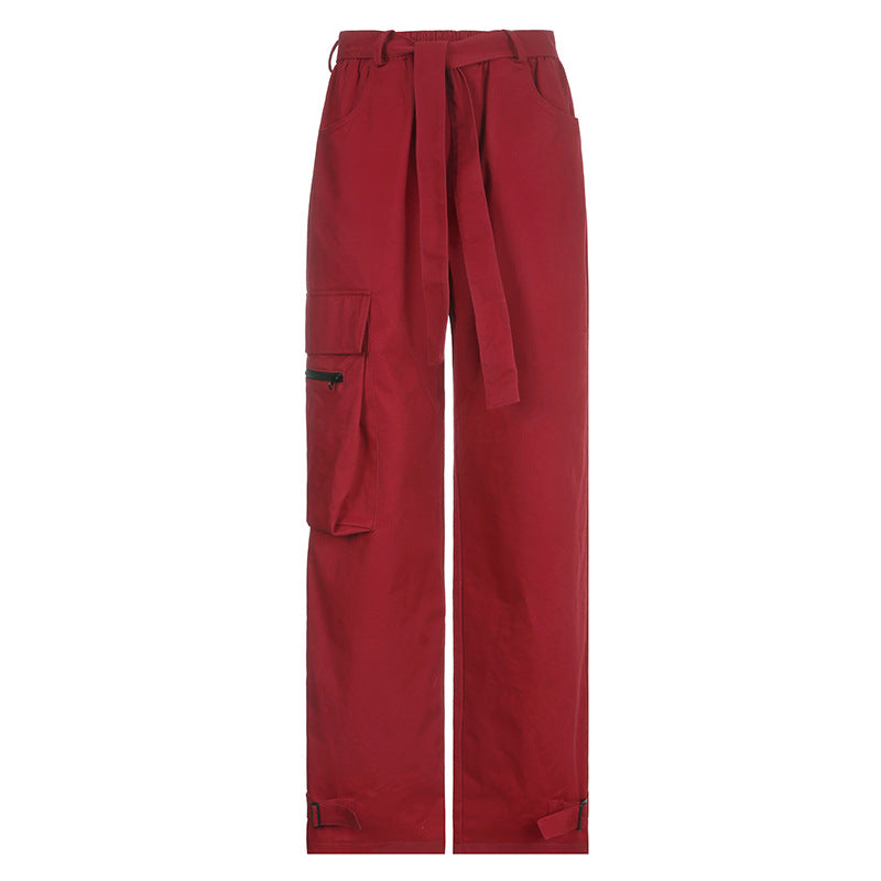 Red Cargo Pants