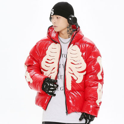 Glossy Puffer Jacket