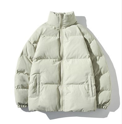 Solid Color Puffer Jacket